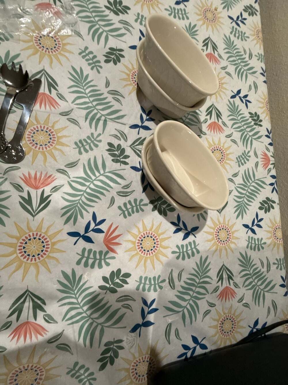Homer Laughlin Gothic U.S.A. White Oval Ramekin Bowls - Set of 4